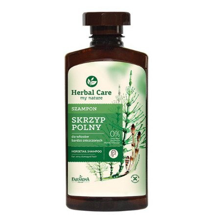 Herbal Care - szampon ze skrzypem polnym do włosów słabych i wypadających, 330 ml.