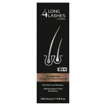 AA - Long4Lashes MEN - SZAMPON przeciw wypadaniu włosów, 200 ml.