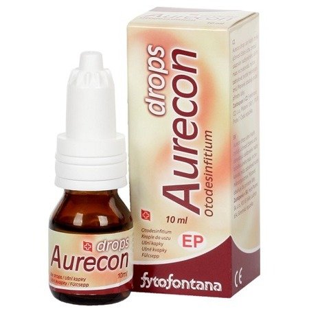 Aurecon Drops - KROPLE do uszy, 10 ml.